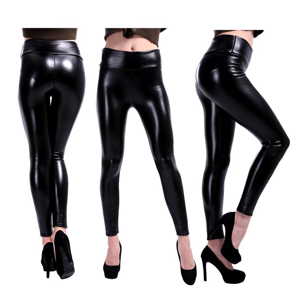 TFE: Midnight Sculpt: High Waist PU Shaper Leggings