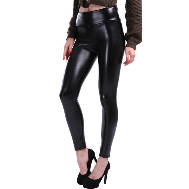 TFE: Midnight Sculpt: High Waist PU Shaper Leggings