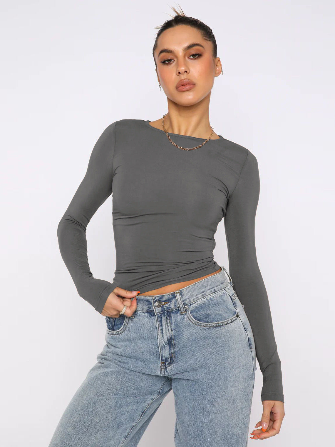 TFE: Fit & Fab All-Day Comfort Long-Sleeve Moisture-Wick Tee