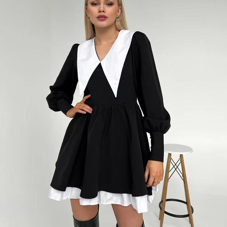 TFE: Classic Contrast Collar Dress