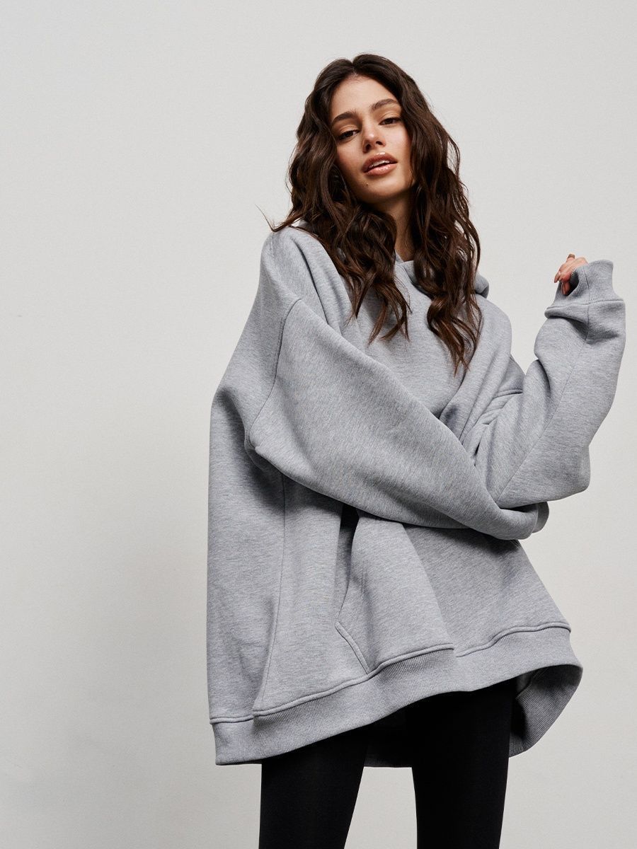 TFE: Cozy Street Boyfriend Loose Pockets Hooded Sweater