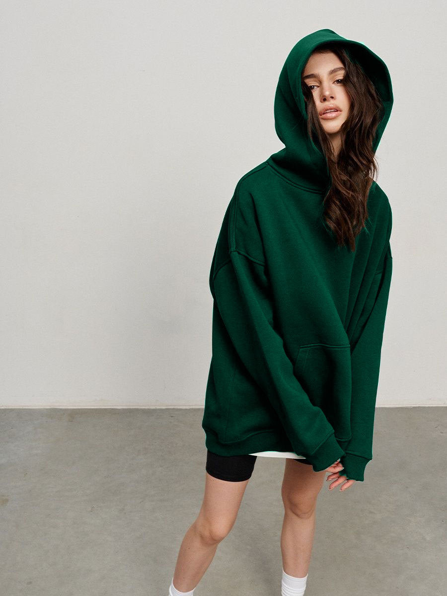 TFE: Cozy Street Boyfriend Loose Pockets Hooded Sweater