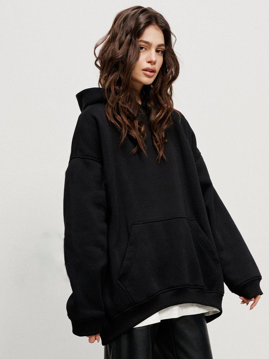 TFE: Cozy Street Boyfriend Loose Pockets Hooded Sweater