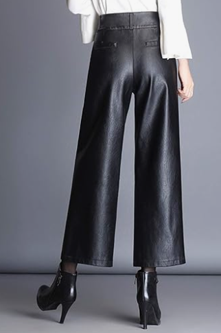 TFE: Stylish Leather Harem Pants