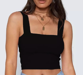 TFE: Radiant Rebellion Sleeveless Cotton Crop Tops