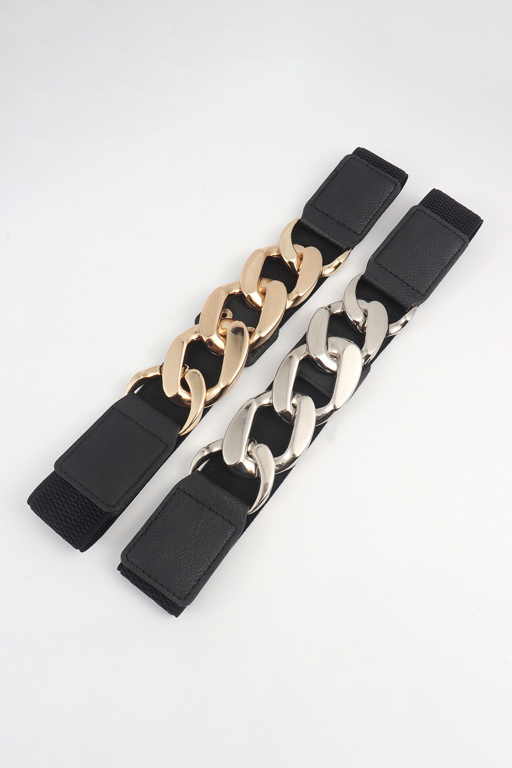 TFE: Elastic Belt with Chain Accents