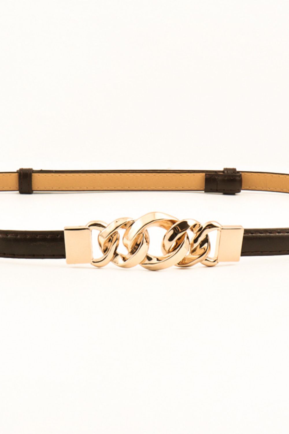 TFE: Thin PU Leather Belt.