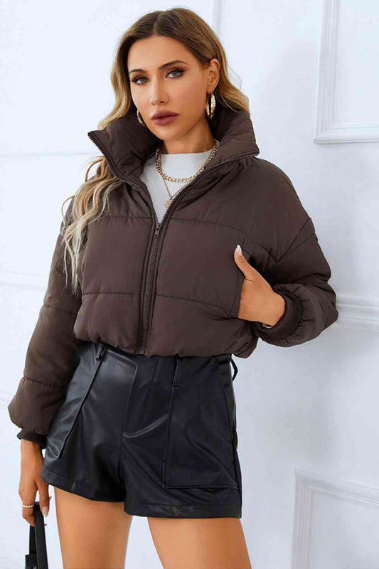 TFE: Zip-Up Winter Coat with Pockets