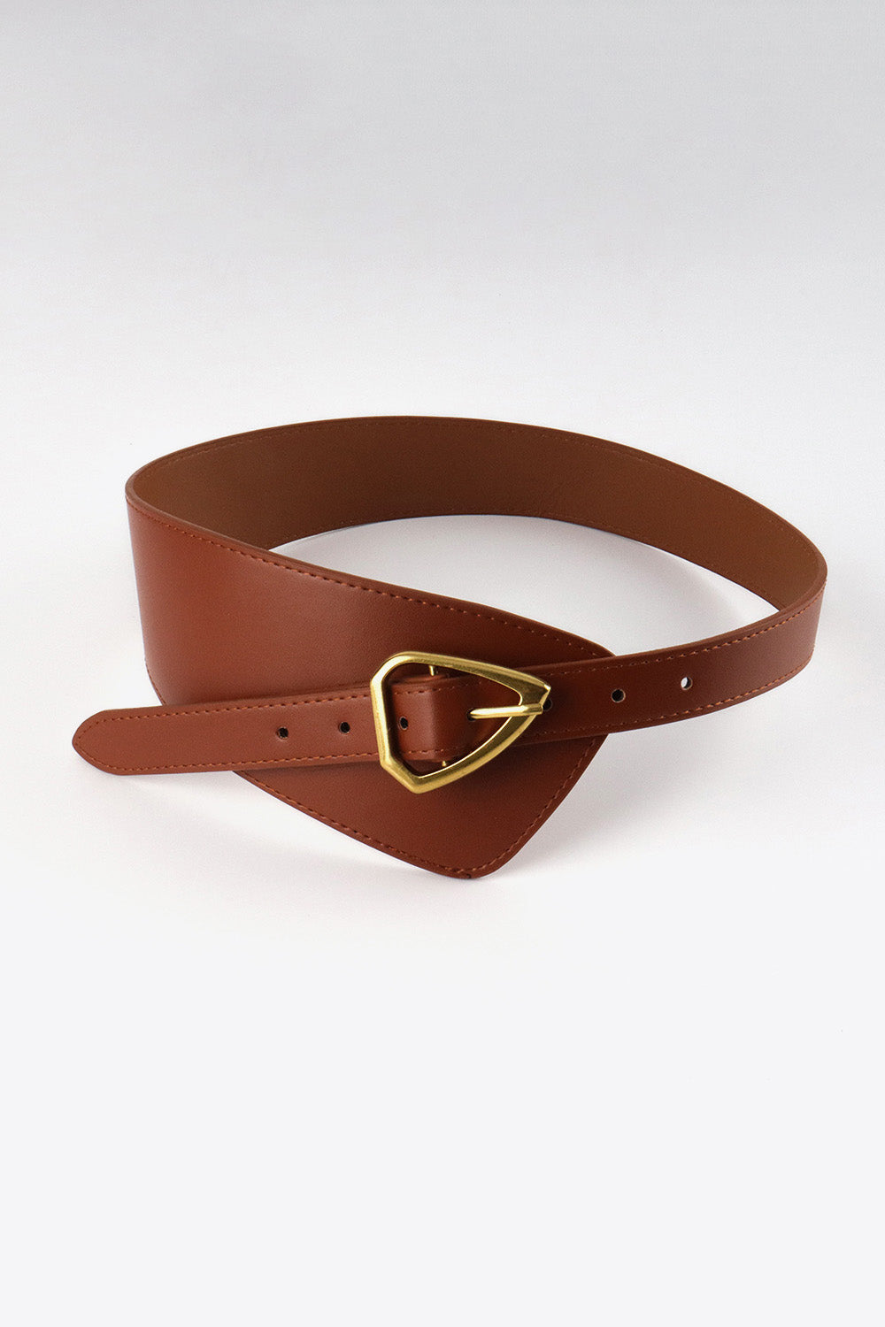 TFE: Irregular Synthetic PU Leather Belt