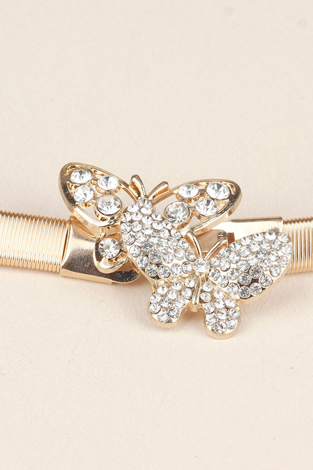 TFE: Sparkling Butterfly Stretch Metal Waistband