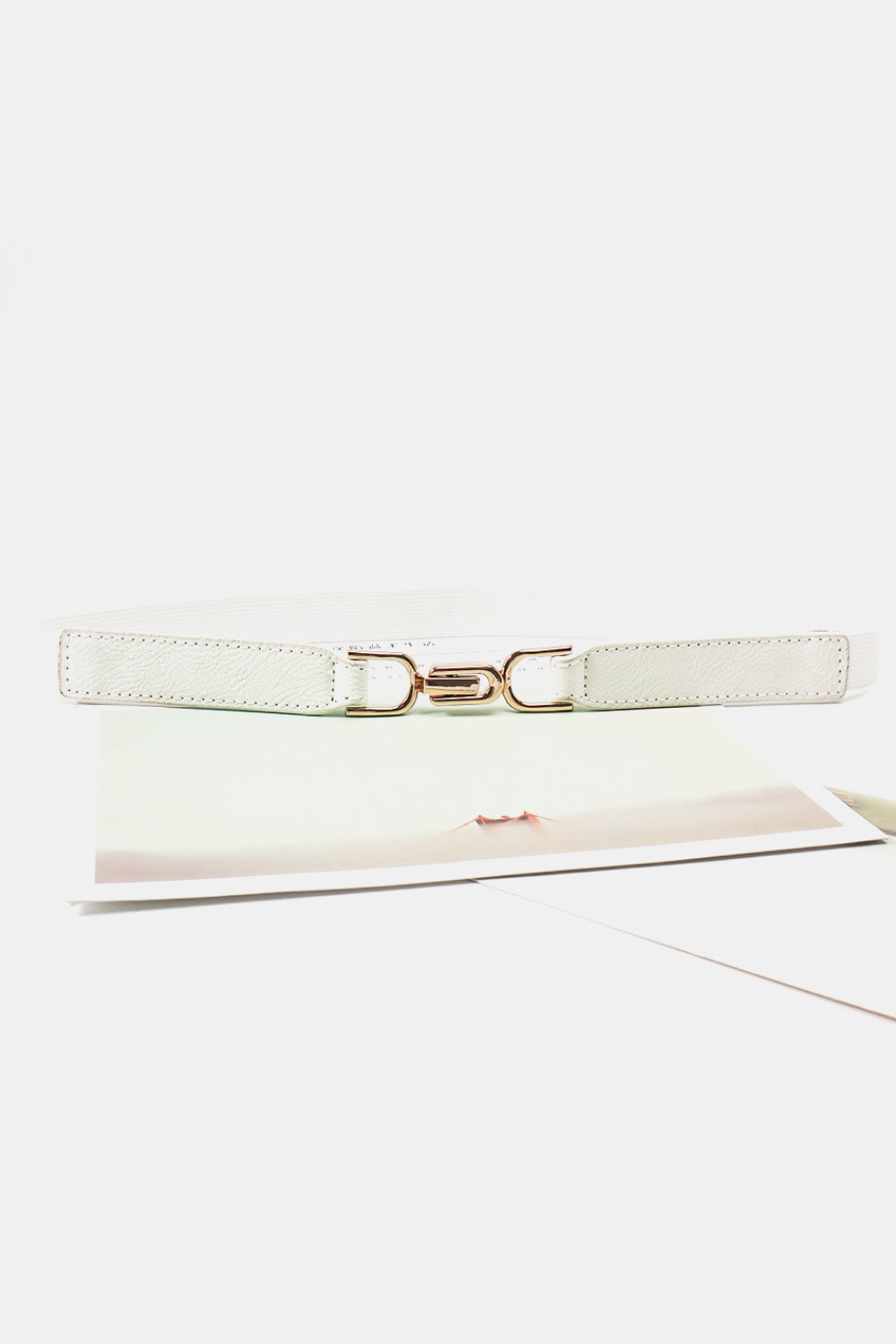 TFE: Stretchable Belt with Metal Clasp