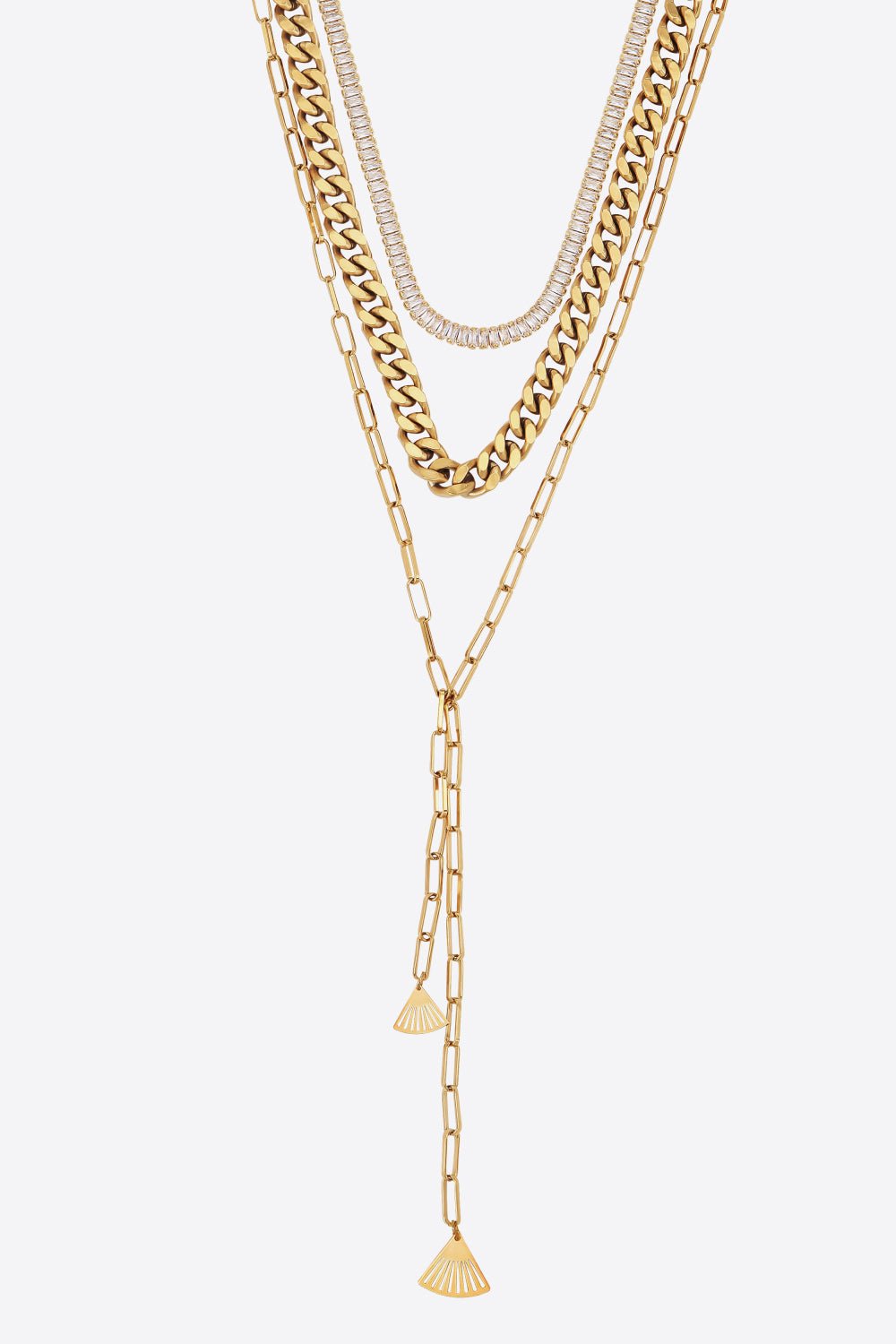 TFE: Layered 18K Gold-Plated Necklace