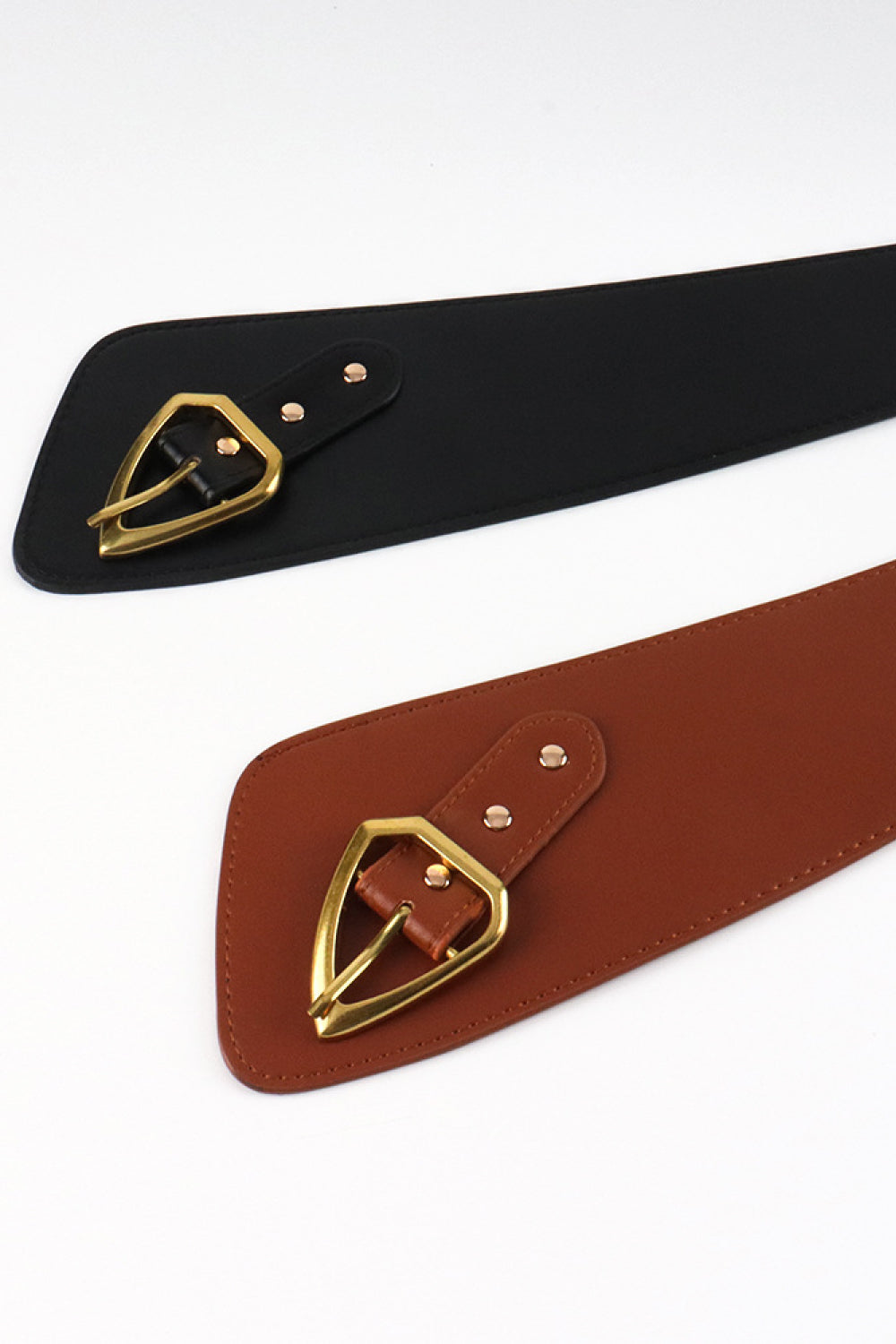 TFE: Irregular Synthetic PU Leather Belt