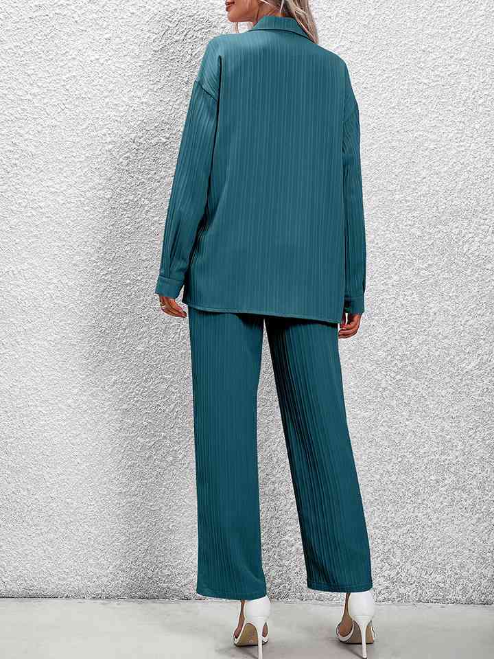 TFE: Whimsical Harmony Long Sleeve Shirt and Pants Set