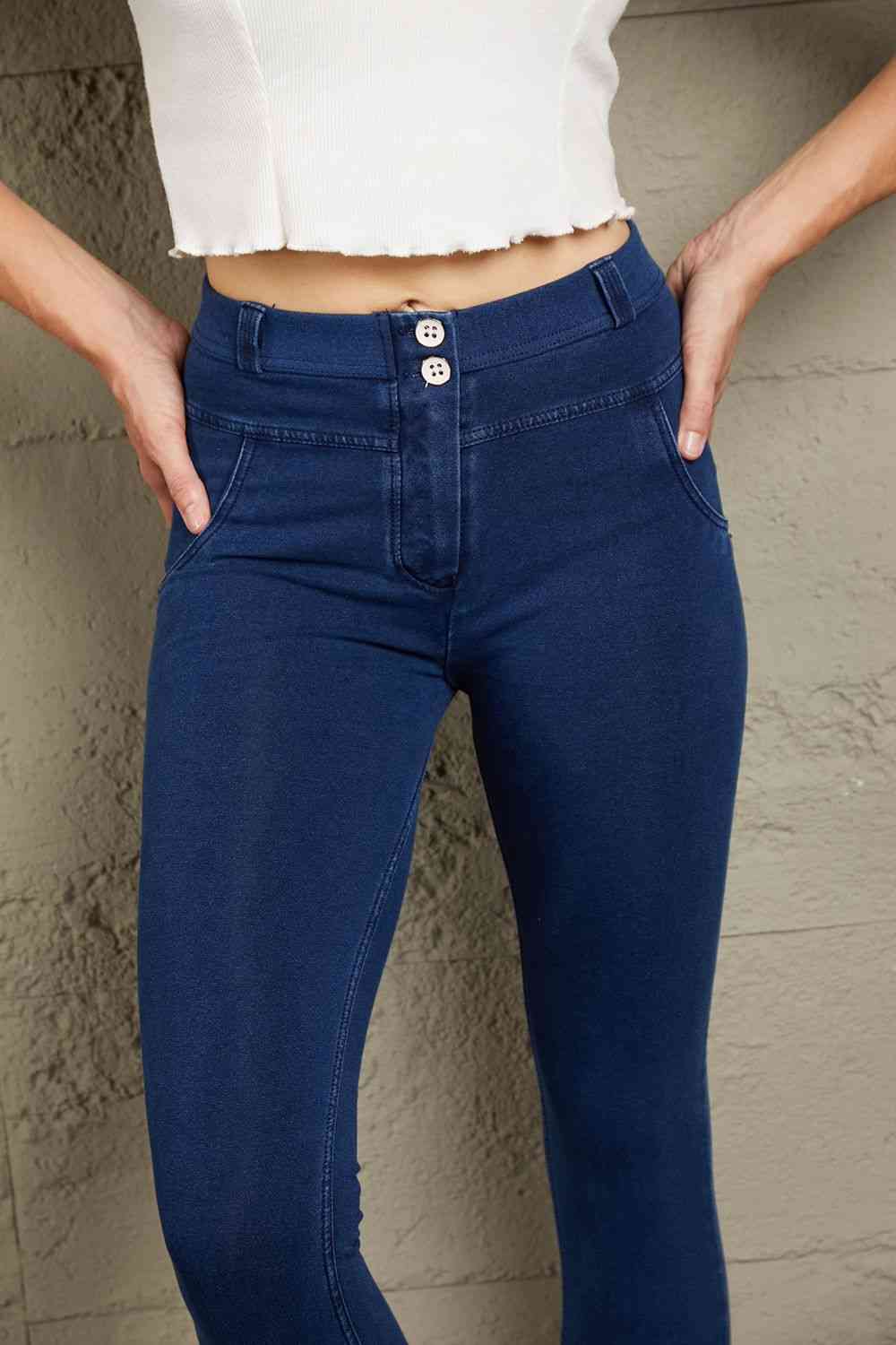 TFE: Baeful Buttoned Skinny Jeans