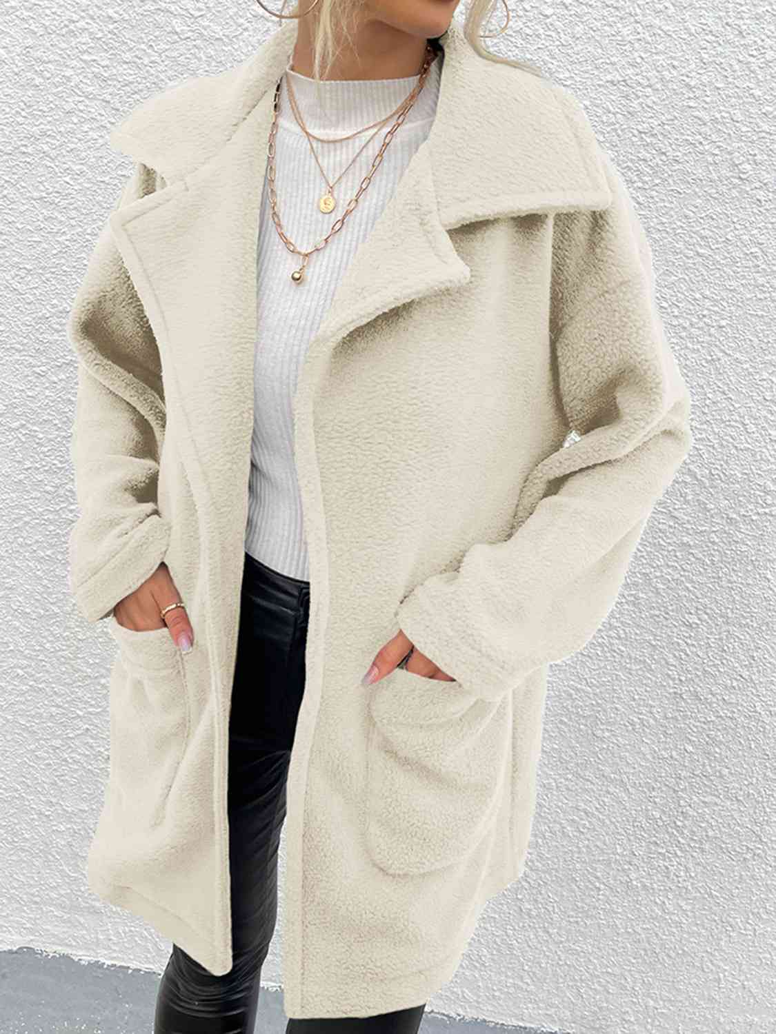 TFE: Dropped Shoulder Coat with Pockets