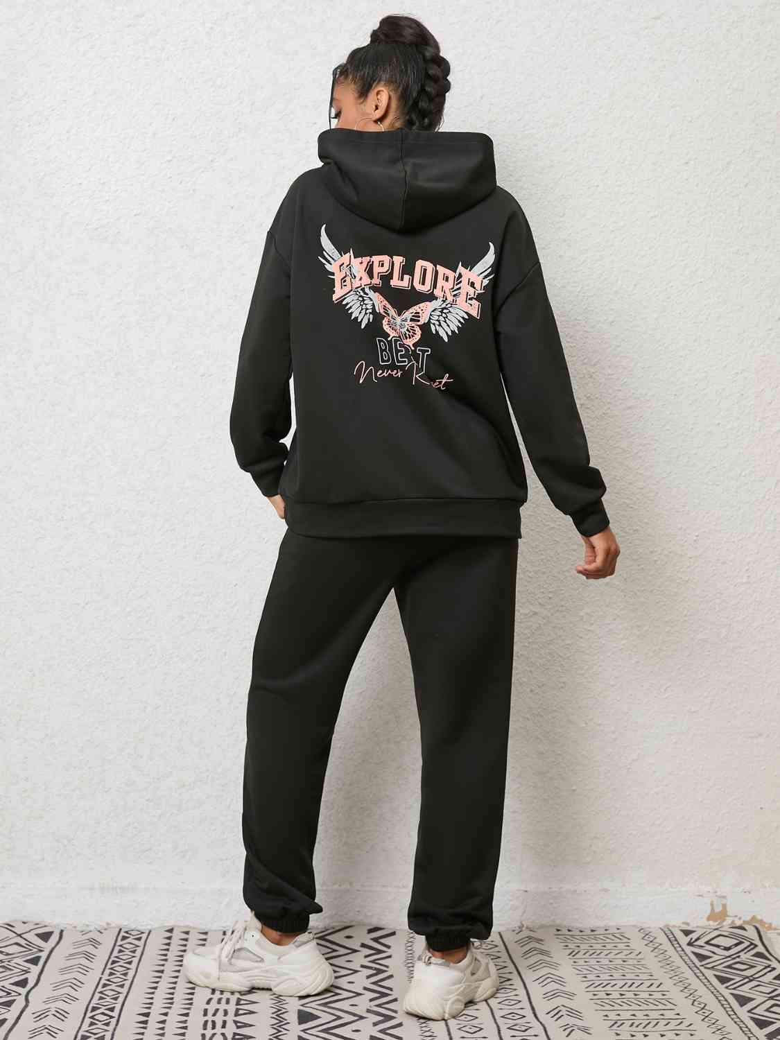 TFE: Graphic Hoodie and Sweatpants Set