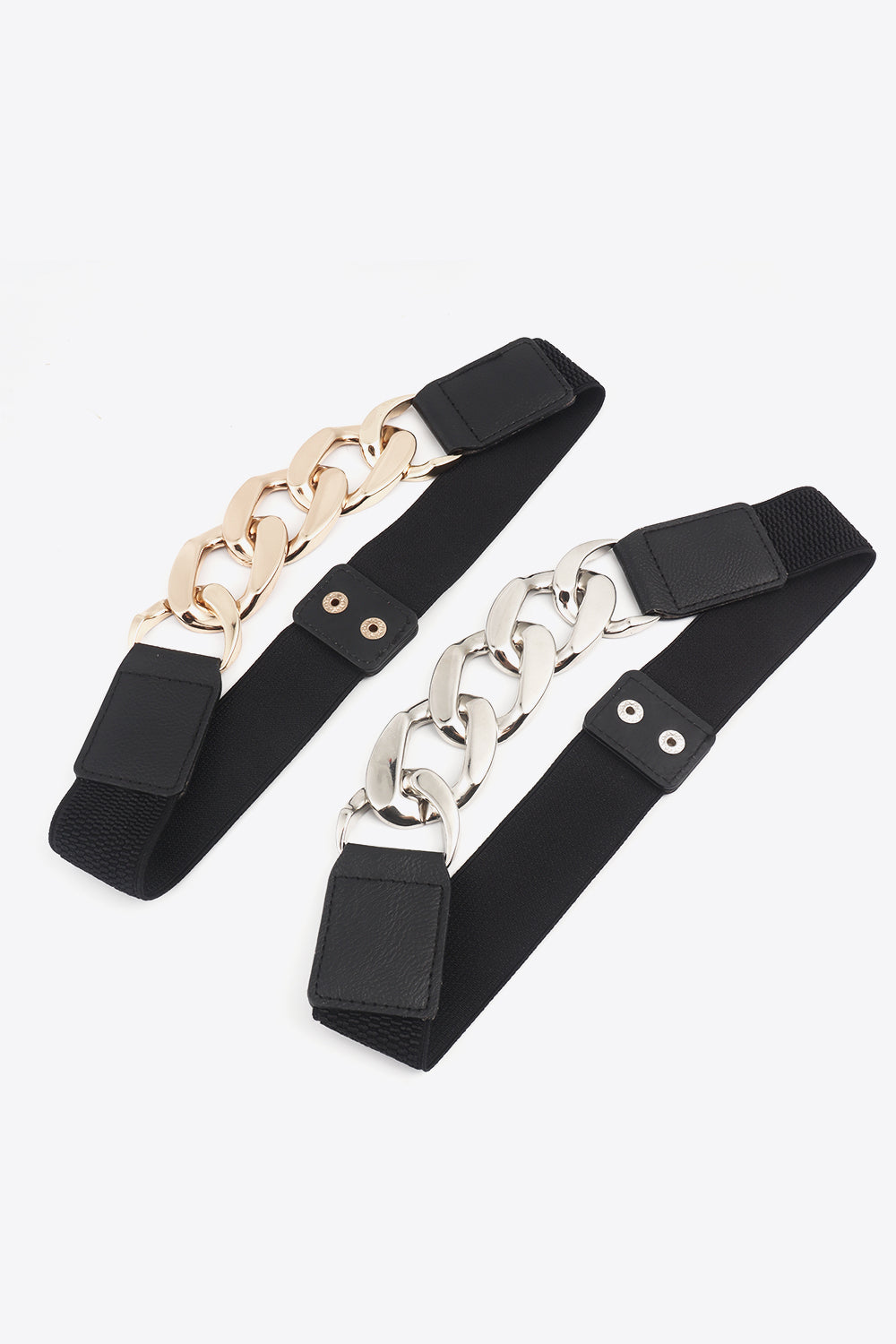 TFE: Elastic Belt with Chain Accents