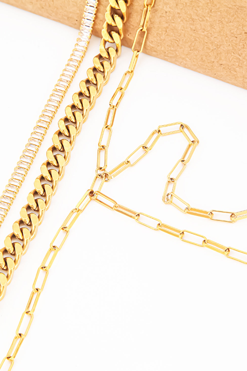 TFE: Layered 18K Gold-Plated Necklace