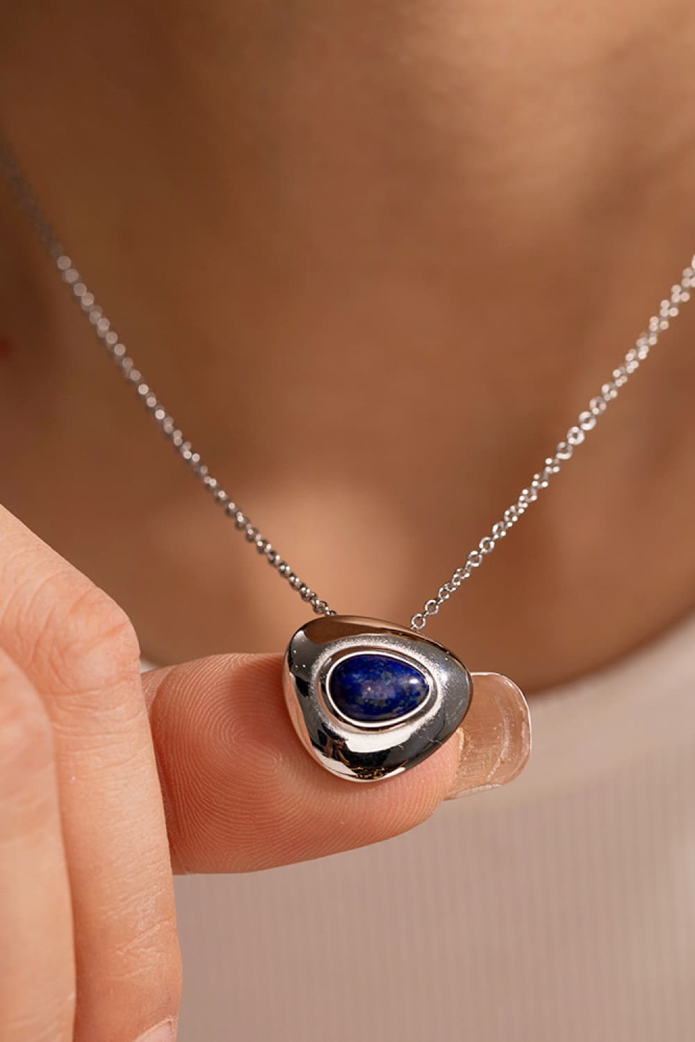 TFE: Lapis Lazuli Pendant Necklace