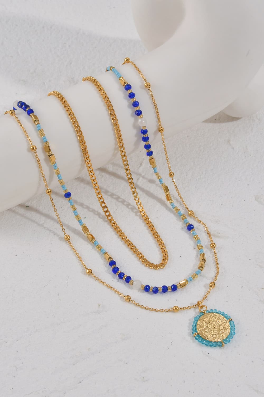 TFE: Three-Piece Beaded Necklace Set