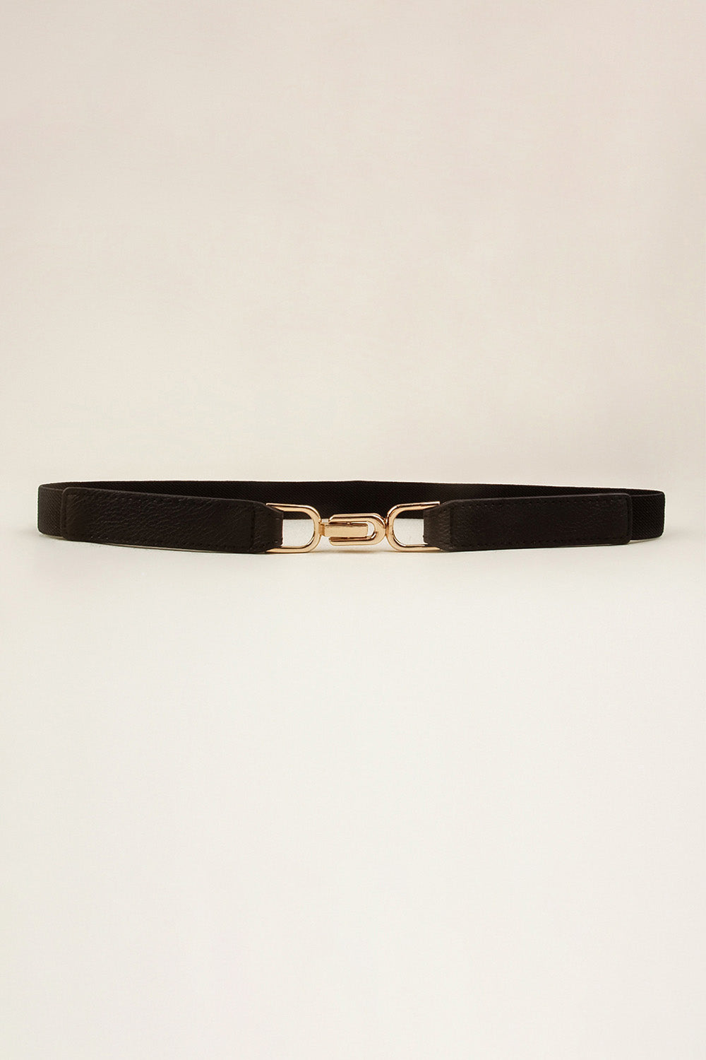 TFE: Stretchable Belt with Metal Clasp