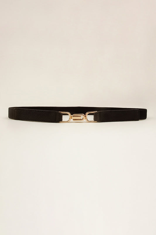 TFE: Stretchable Belt with Metal Clasp