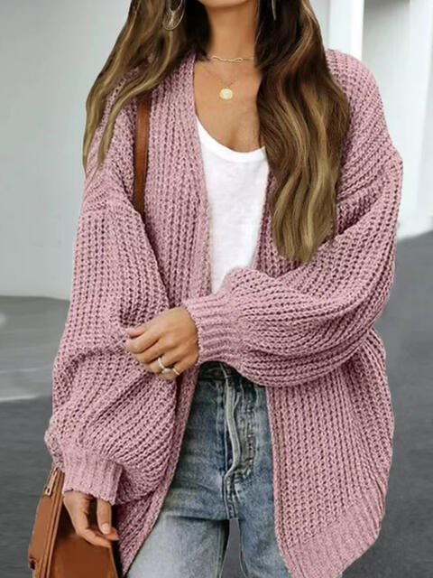 TFE: Drop Shoulder Balloon Sleeve Cardigan