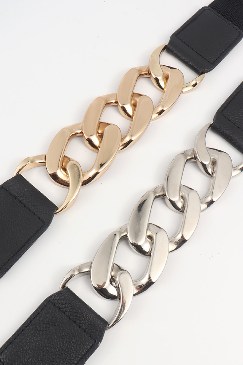 TFE: Elastic Belt with Chain Accents