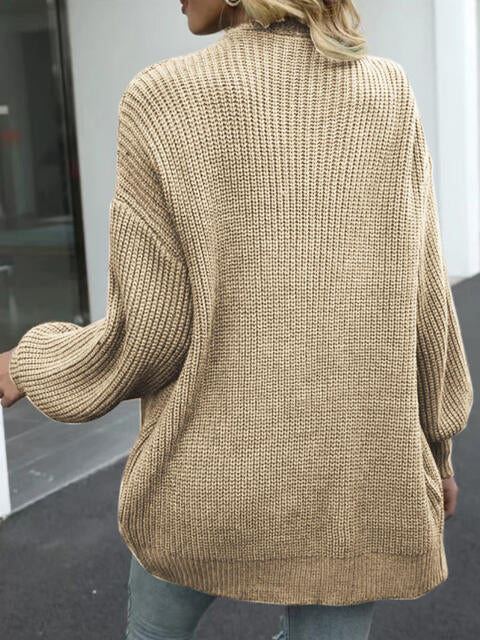 TFE: Drop Shoulder Balloon Sleeve Cardigan