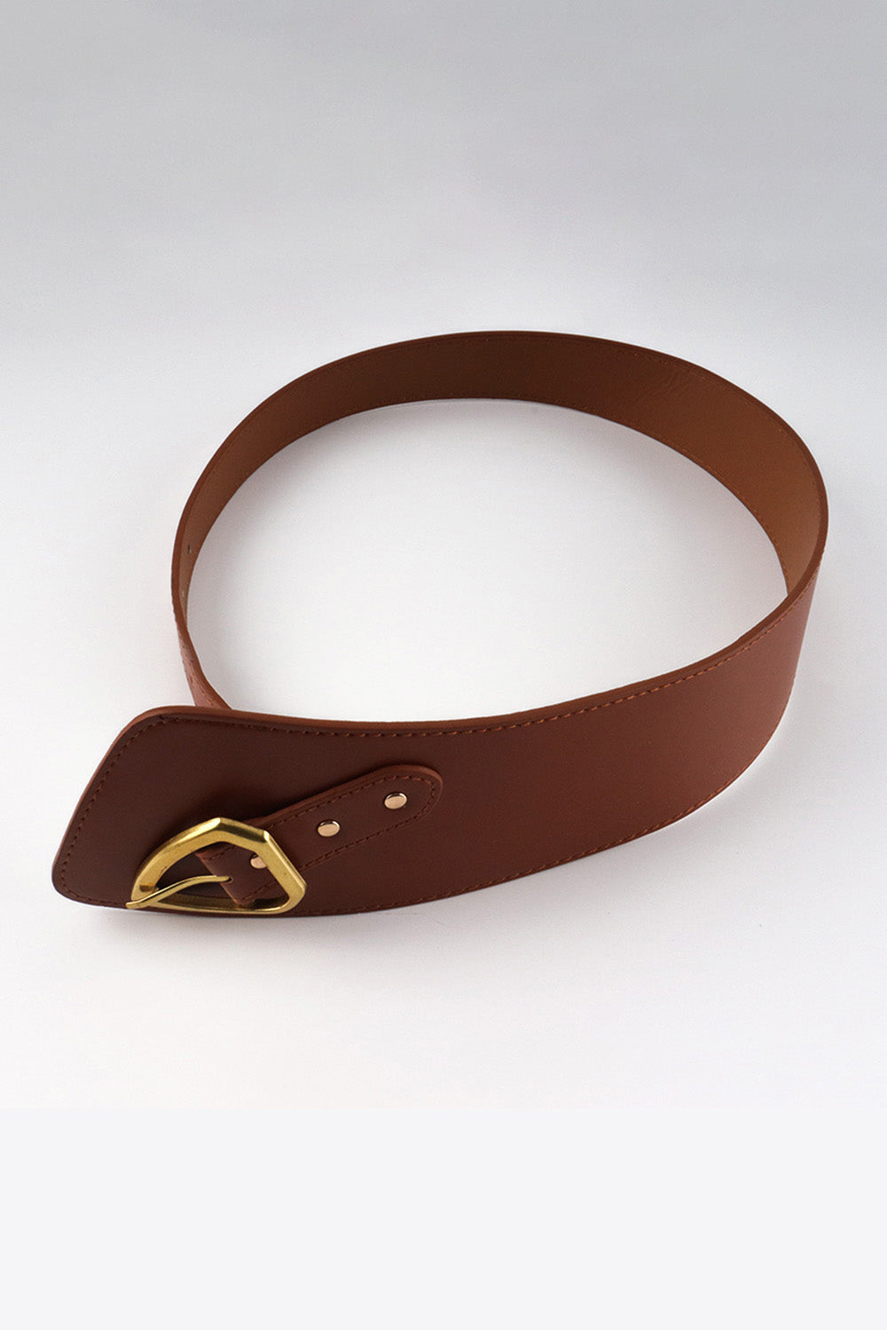 TFE: Irregular Synthetic PU Leather Belt