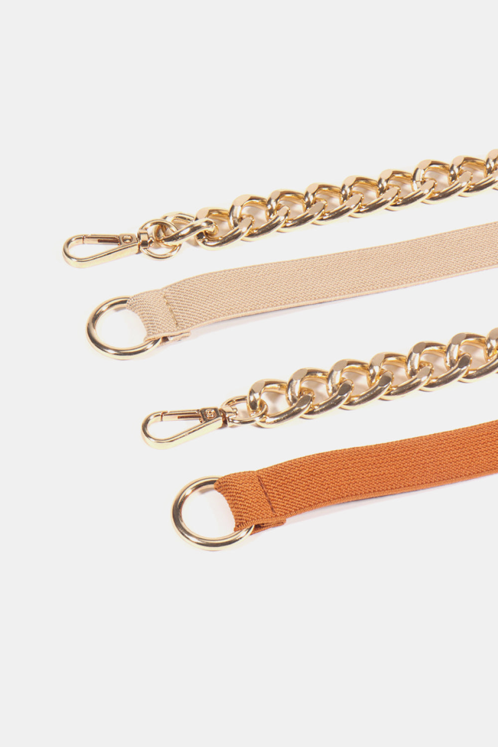 TFE: Elastic Belt with Half Alloy Chain