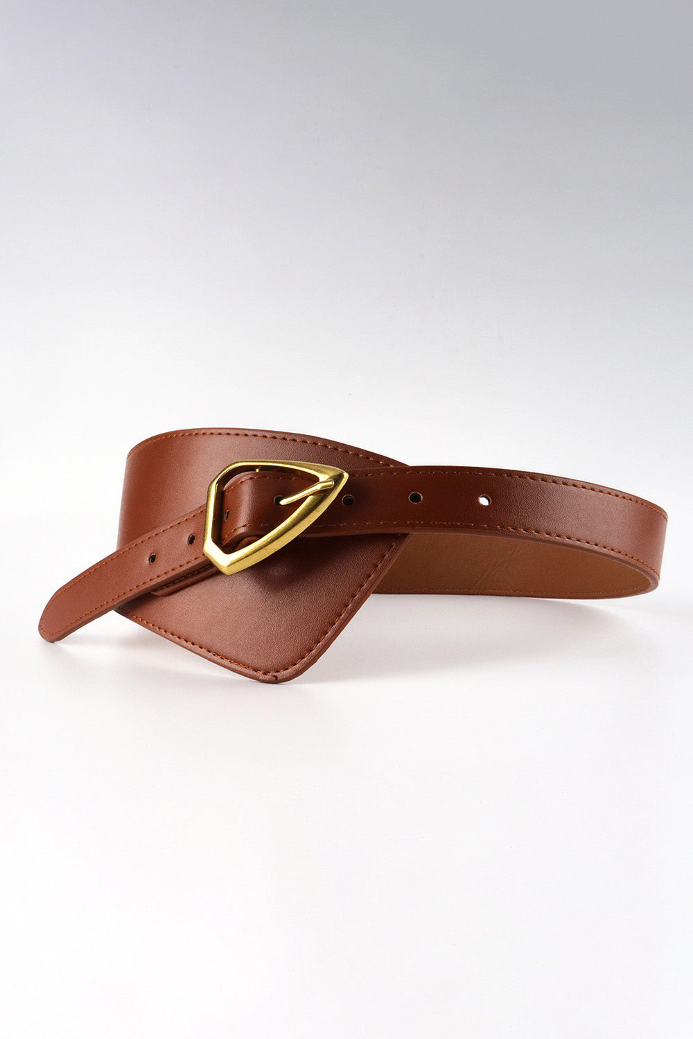 TFE: Irregular Synthetic PU Leather Belt