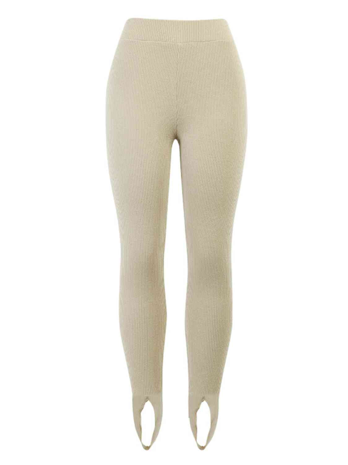 TFE: Textured Leggings with a Mid-rise Waist