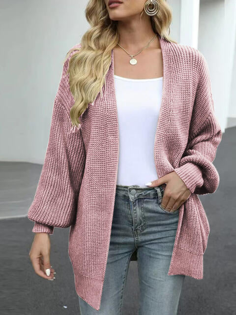 TFE: Drop Shoulder Balloon Sleeve Cardigan