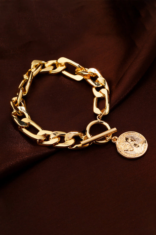 TFE: Chunky Chain Bracelet with Toggle Clasp