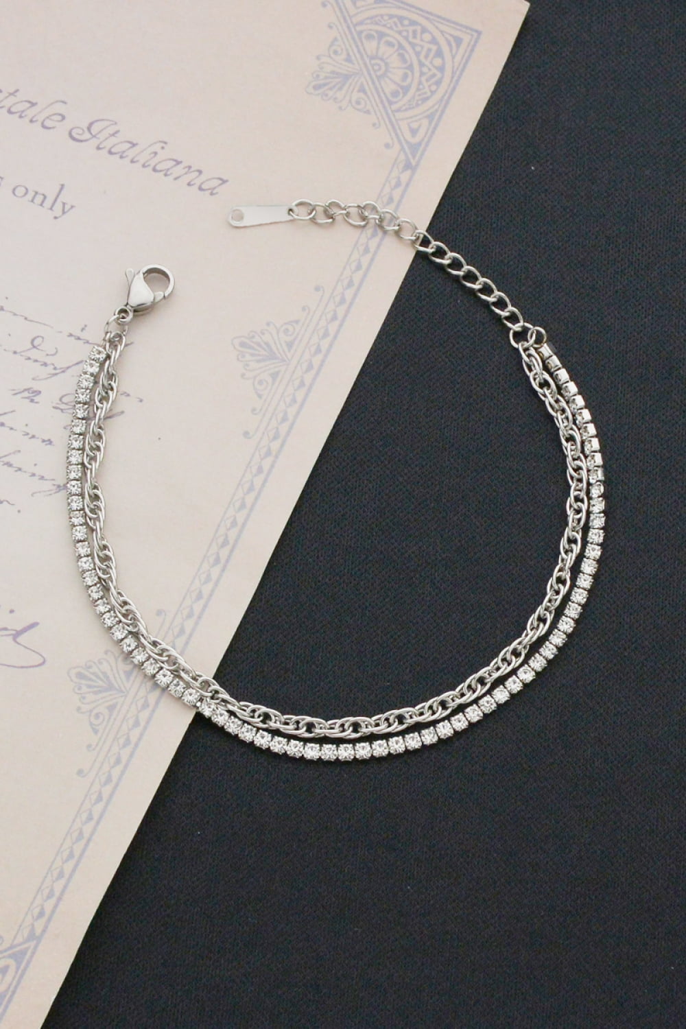 TFE: Stainless Steel Bracelet with Two Layers