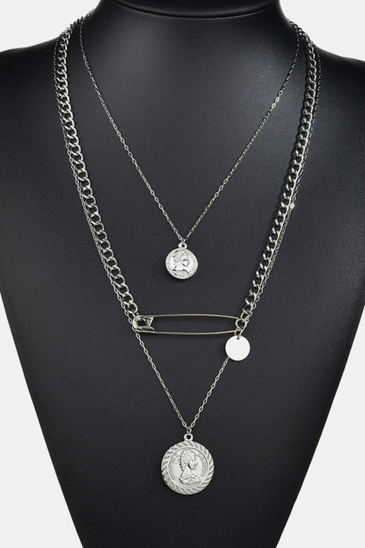 TFE: Minimalist Design Antique Coins Necklace