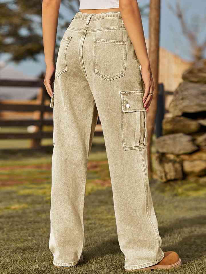 TFE: Straight Leg Cargo Jeans