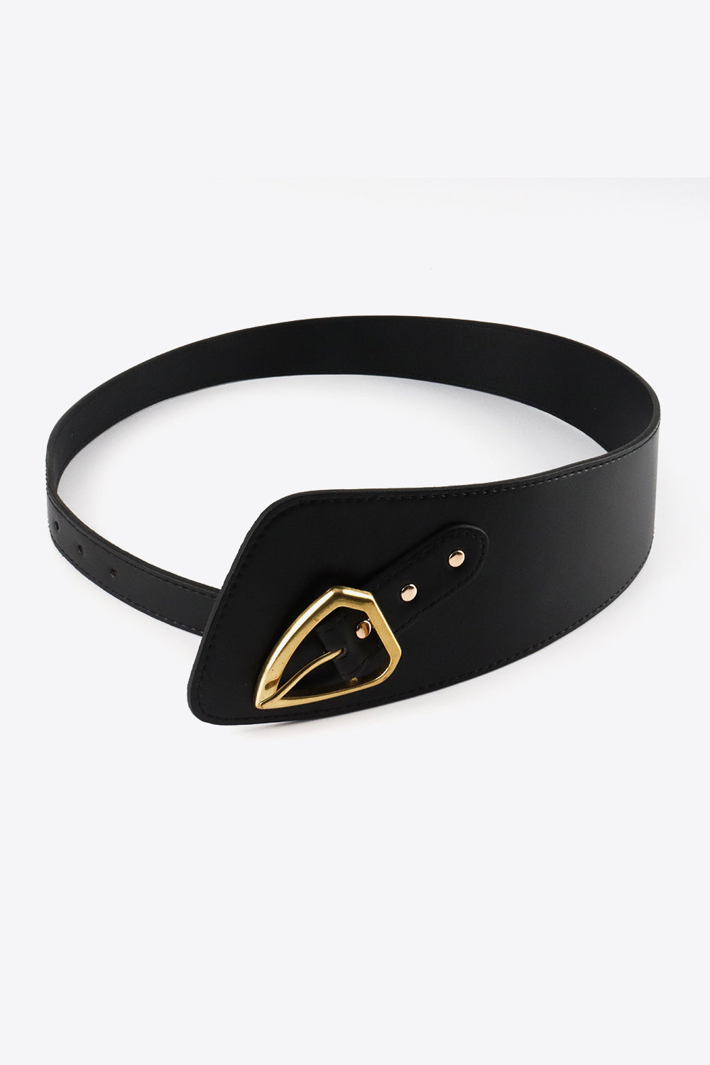 TFE: Irregular Synthetic PU Leather Belt